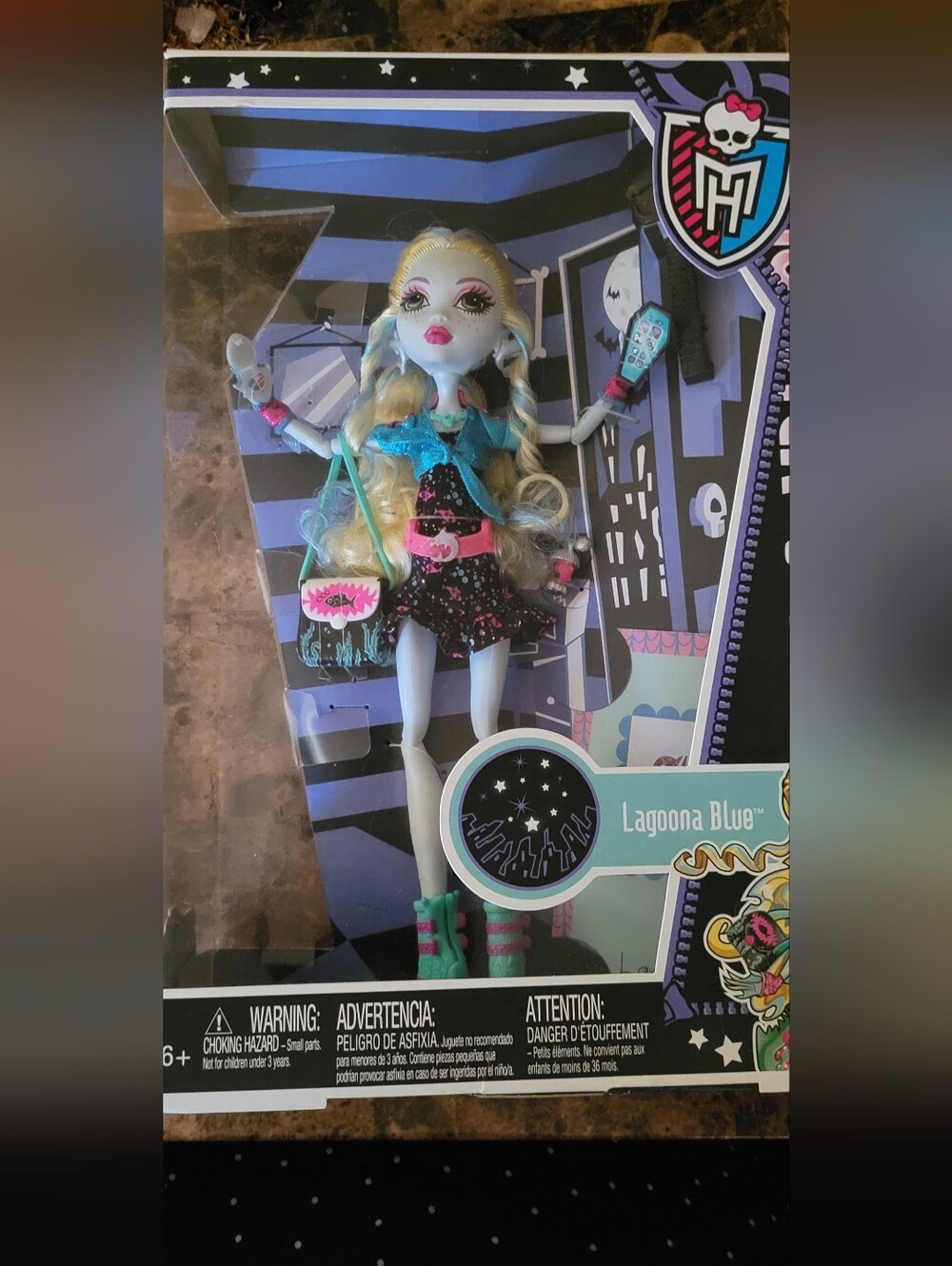 G1 Monster High Lagoona Blue Ghouls Night Out NIB